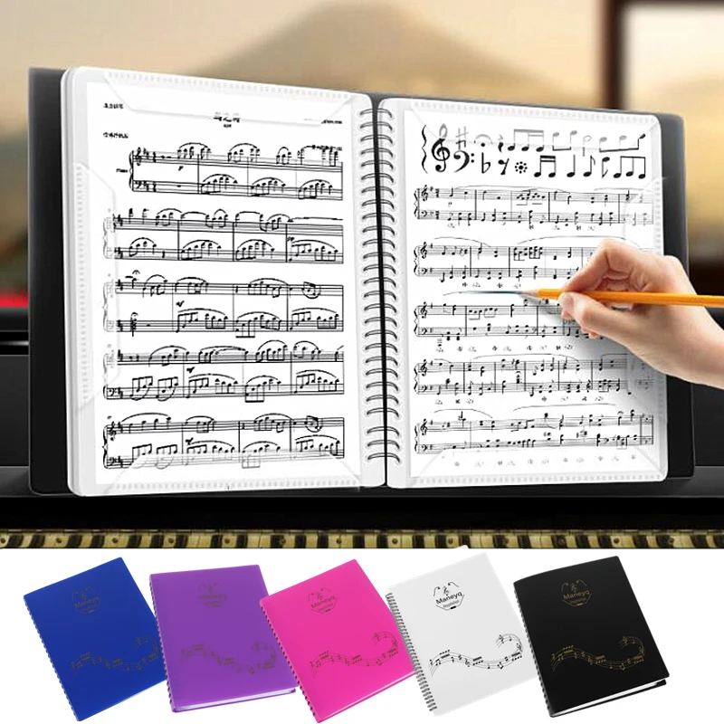 60 Pages A4 Music Practice Notebook Piano Violin Universal Fiveline