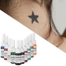 10Pcs Pigment Tattoos Inks Fashion Smell-less Safe 3D Makeup Eyeline Ink for Gift  Eyeline Ink  Body Art Ink