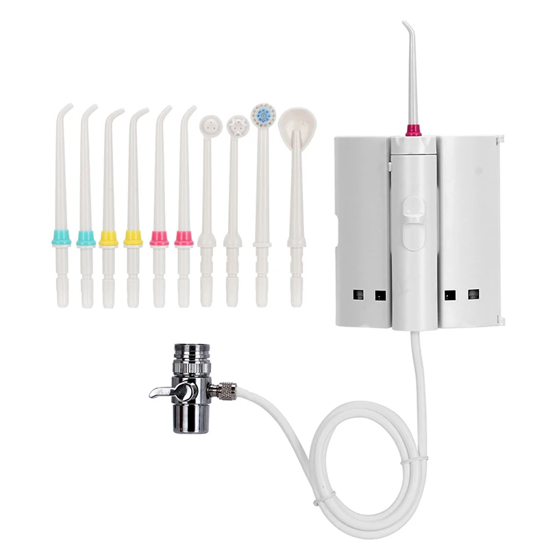 

Portable Oral Irrigator Clean the Mouth Wash Your Tooth Water Irrigation Manual Water Dental Flosser No Electricity Abs