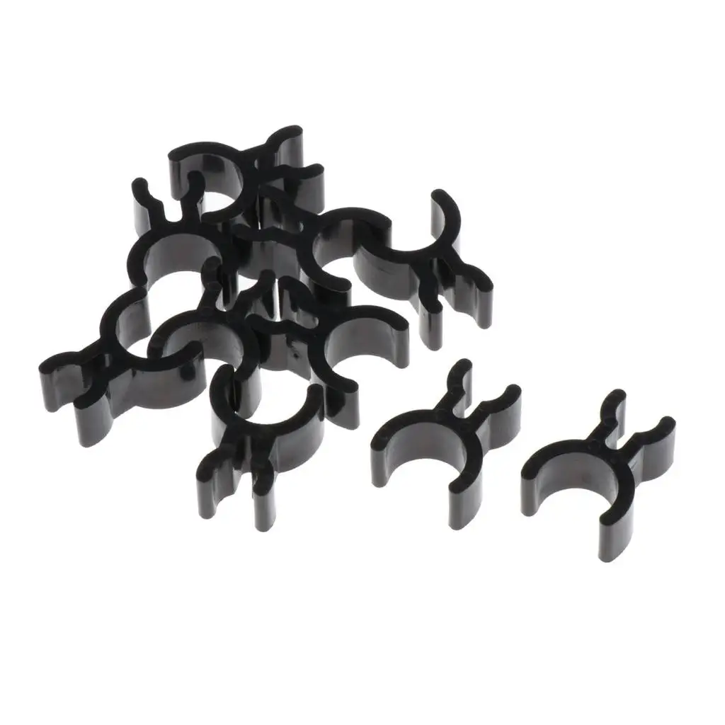 10pcs French Horn Pencil Clips Trumpet Pen Clip Holder Black 2.5 X 1.2cm