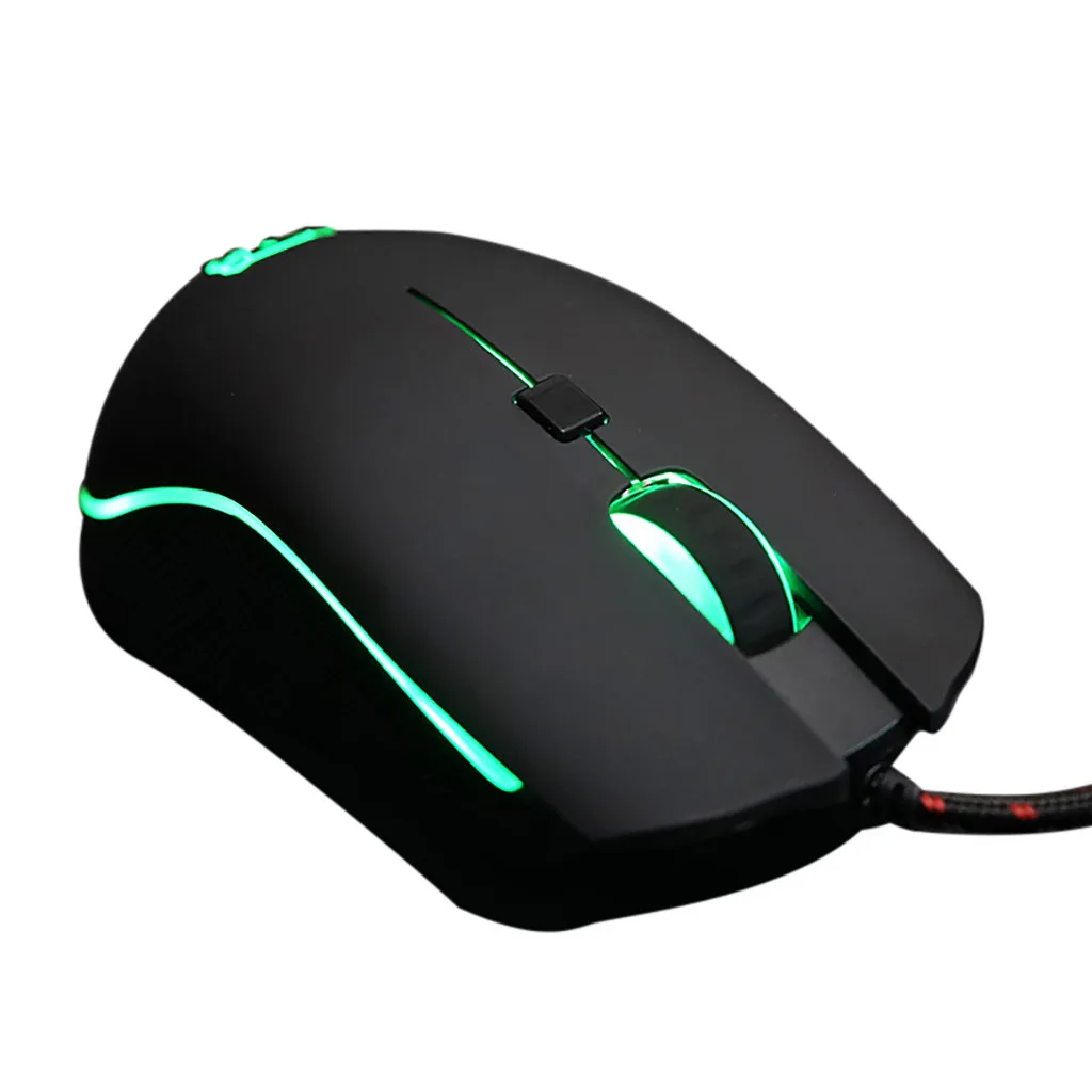 MOTOSPEED V40 4000 dpi RGB подсветка 6 кнопок дышащая Проводная игровая мышь 5 миллионов раз профессиональная для Windows 7 режимов RGB