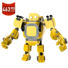 

Moc League of Legendsed Steam Robot Britz Building Blocks Battle Arena Game Action Machine Figure Model Bricks Toys for Children
