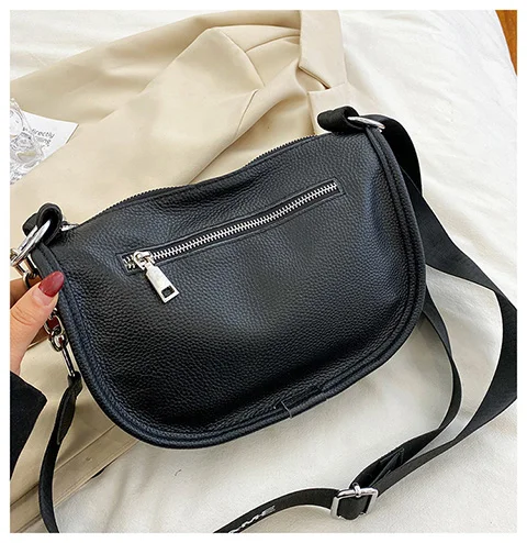 100% Genuine Leather Women Bag Natural Skin Shoulder Bags For  2021 New Shoulder Messenger Women Bag Luxury Simple Shoulder Bags