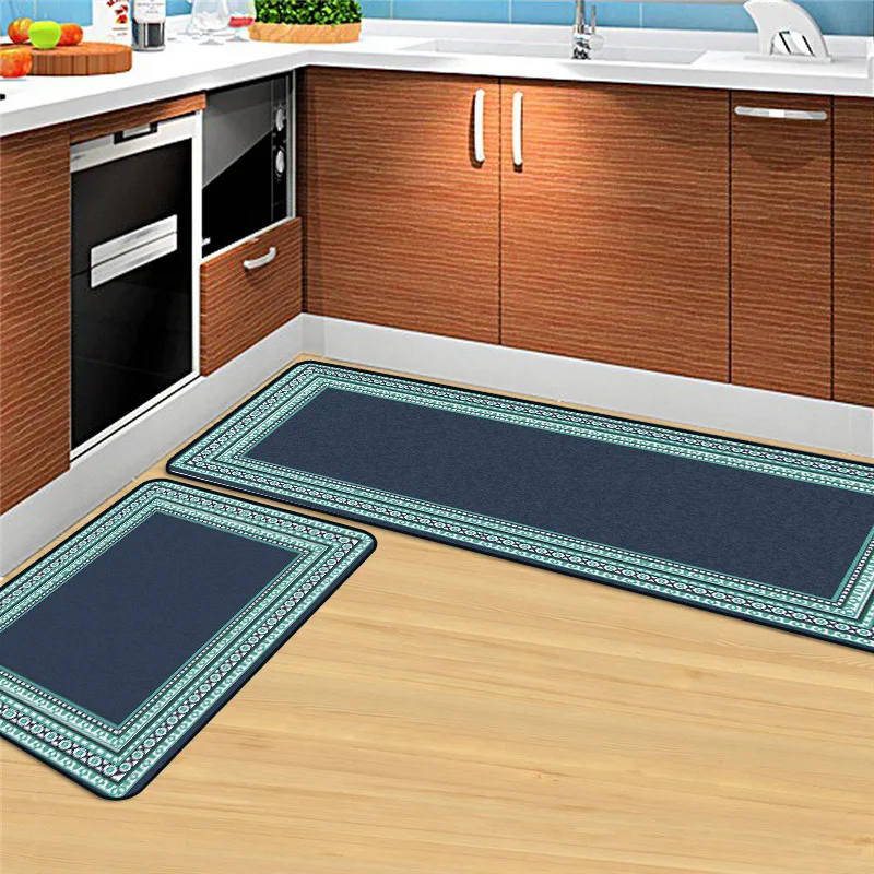Retro Moroccan Long Kitchen Mat Bath Carpet Floor Home Entrance Doormat Absorbent Bedroom Living Room Rug Slip-resistant | Дом и сад