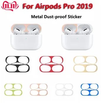 

Metal Dust Guard Sticker for Apple AirPods Pro Earphone Case Cover Protection Sticker Skin Protector from Iron Metal Shavings