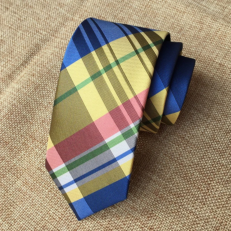 Мужской галстук Модный Полосатый Классический галстук в горошек повседневные официальные галстуки для мужчин клетчатая галстук-бабочка галстук свадебный подарок тонкие галстуки