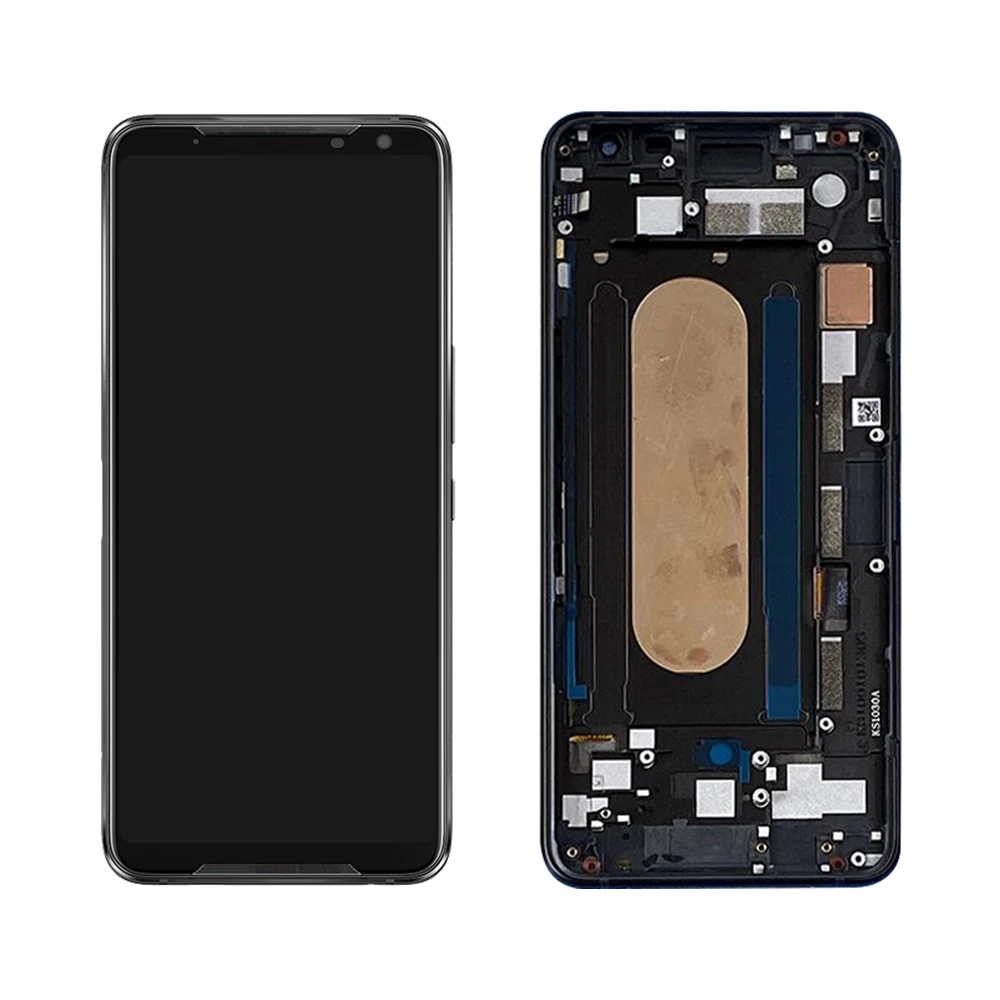 Сменный сенсорный ЖК экран AMOLED для ASUS ROG Phone II ZS660KL 6 59 дюйма|Экраны мобильных