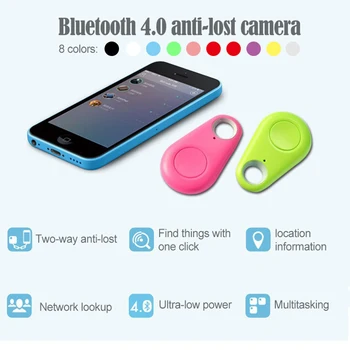 

Smart Dog Pets GPS Tracker Anti- Alarm Tag Wireless Bluetooth Tracker Child Bag Wallet Key Guard Supplies with APP Control