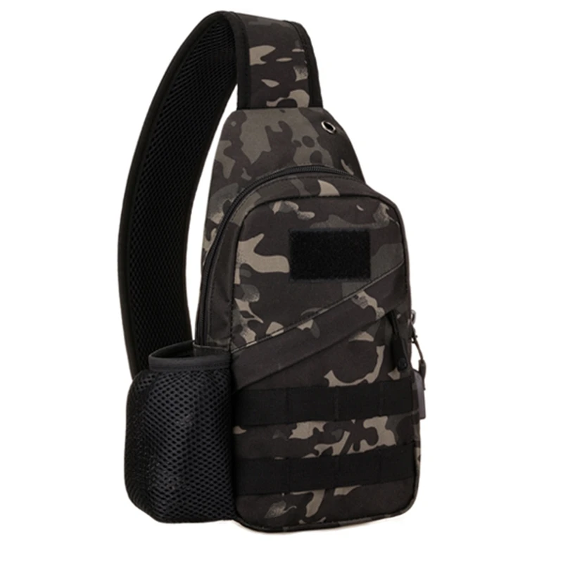 

Kettle Chest Bag Outdoor Sports Chest Bag Shoulder Bag with USB Charging Chest Bag Casual Bag Men Bag
