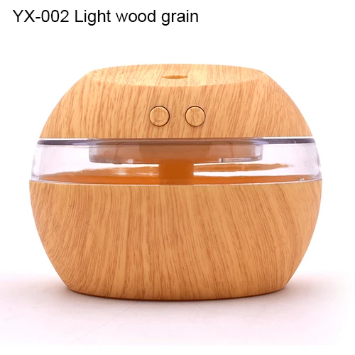 Bevel Light wood Увлажнитель древесины USB красочный увлажнитель три в одном офис с распылителем Защита окружающей среды мини Творческие подарки - Цвет: Bevel Light wood