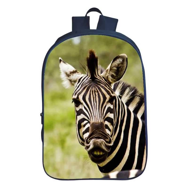Zebra School Bag 16 Inches Children School Bags Kids Backpack Schoolbag For Girl Boys Backpacks Children's Gifts