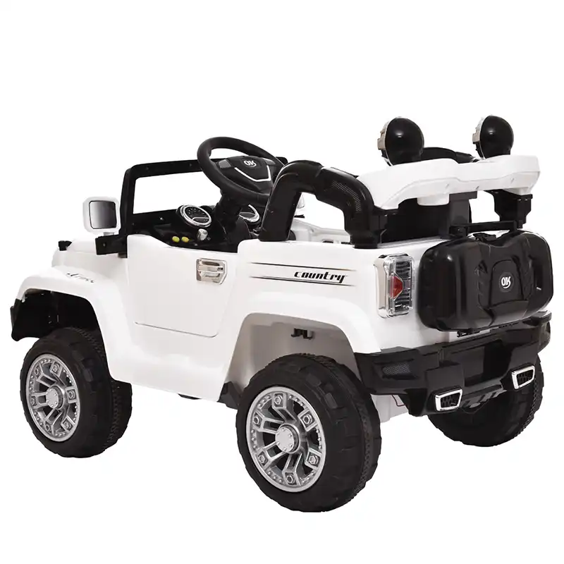 white ride on jeep