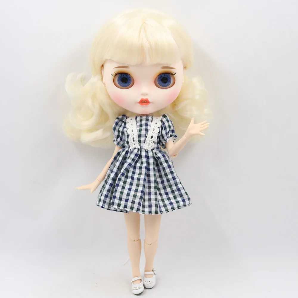 ICY 1/6 Blyth Подгонянная Кукла № BL340 белая кожа и соединение тела с открытым ртом матовое лицо для девочки Подарочная игрушка