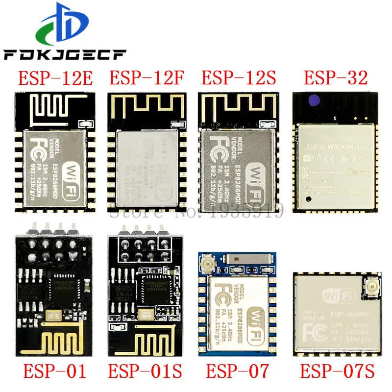 Беспроводной модуль ESP8266 ESP-01 ESP-01S ESP-07 ESP-12E ESP-12F ESP-12S удаленный последовательный