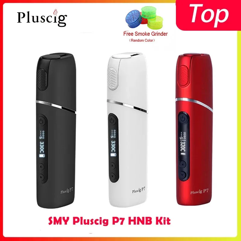 Newest SMY Pluscig P7 HNB Kit Heat-not-burn with 3500mAh built-in Samsung battery vape kit