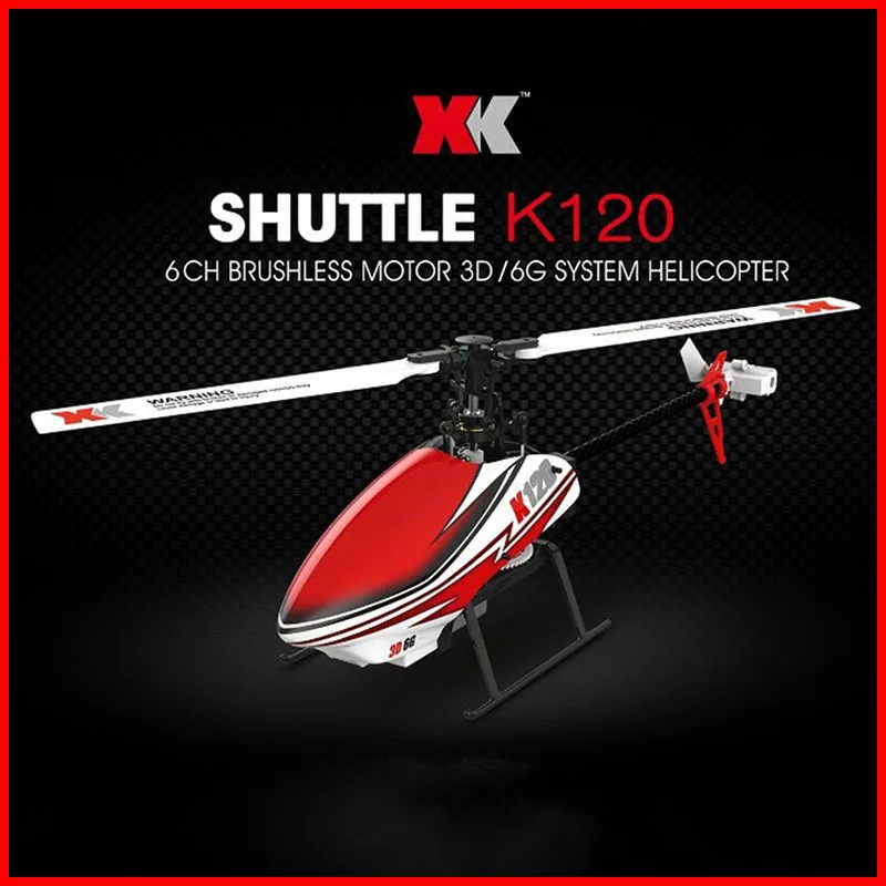 

WLtoys RC Helicopters XK K120 2.4G 6CH 3D / 6G System Flybarless Brushless Motor Ready to Fly Remote Control Toys VS V966 V977