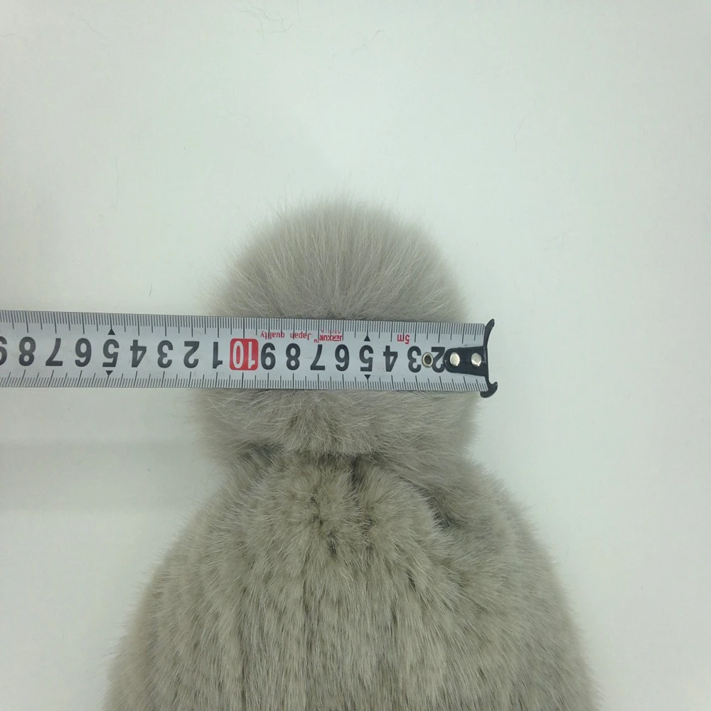 knitted Mink Fur Hat styles female fur Cap Women Winter Headwear girls hats for beanies