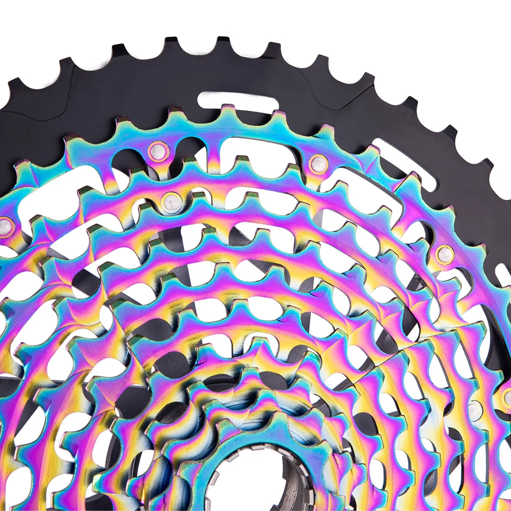ZTTO-Ultimate-MTB-11-Speed-9-50T-Cassette-ULT-XD-Cassette-Rainbow-372g-Steel-Durable-Ultralight (4)