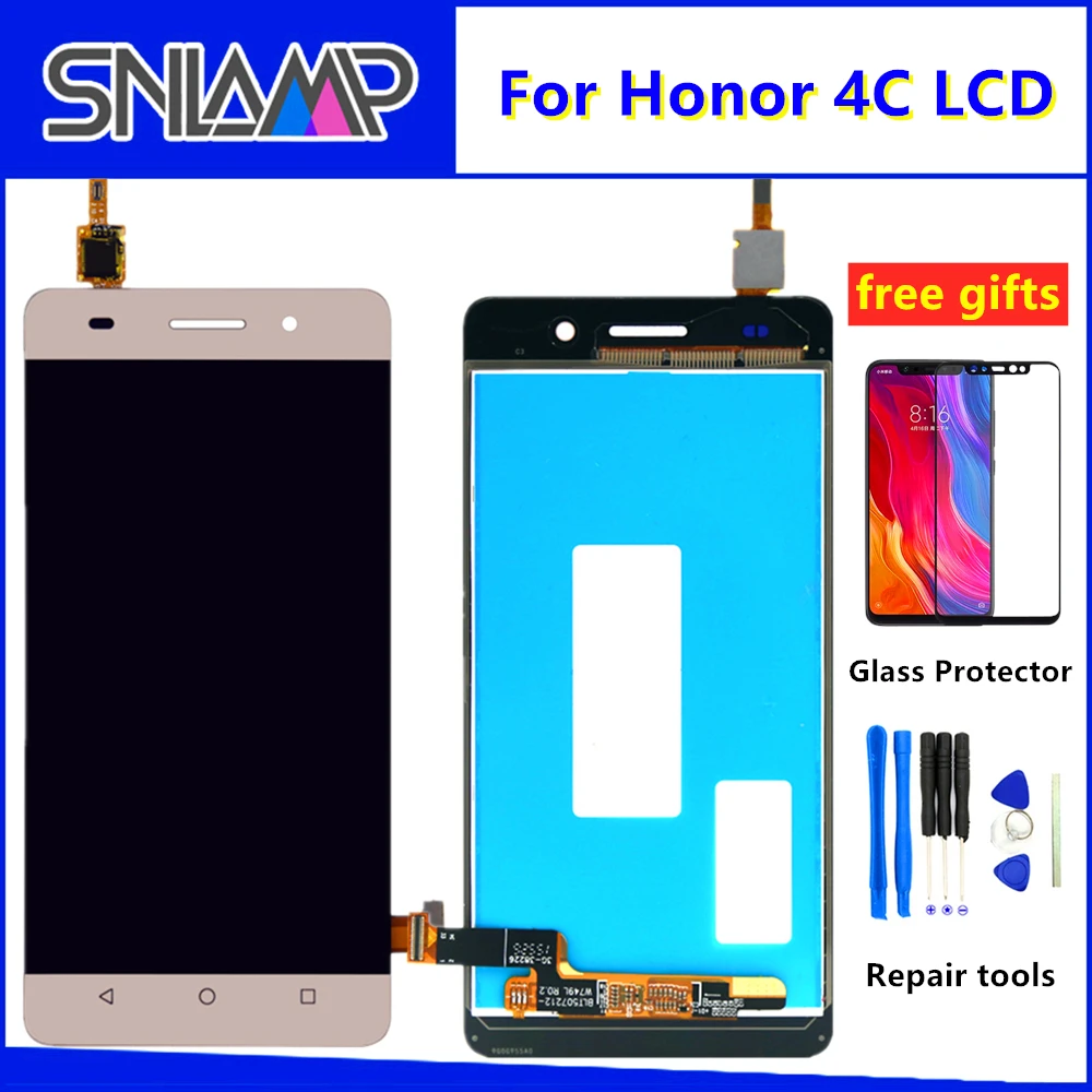 

For Huawei Honor 4C LCD Touch Screen G Play Mini CHM-U23 CHM-U03 LCD CHM-U01 CHC-U01 LCD Display Touch Screen Sensor Assembly