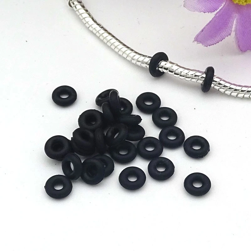 Silicone Rubber Spacer Stopper Clip Beads  Pandora Bracelet Extender -  Stainless - Aliexpress