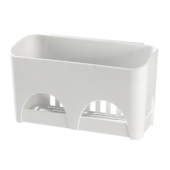 

SALE KLX High quality bathroom Adhesive shelf Kitchen Wall-mounted Punch free No trace Spice rack home Storage makeup organizer