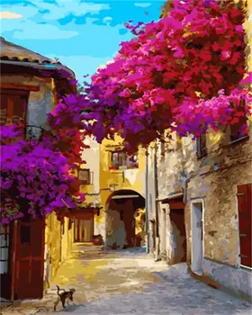 

DRAWJOY Framed Pictures DIY Painting By Numbers Home Decoration For Living Room DIY Digital Canvas Oil Painting