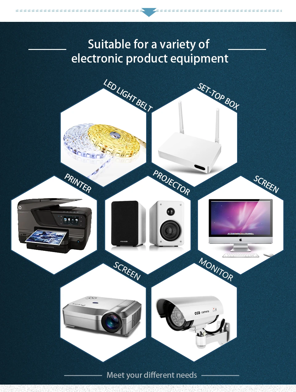 5pcs/lot AC 100V - 240V To DC 5V 12V 1A 2A 3A 5A 6A 8A 10A Lighting Transformers Power Supply Adapter Converter Charger