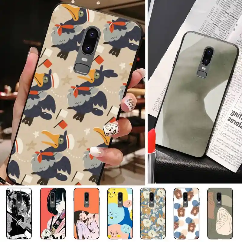 クールガール電話ケースカバーのためのoneplus6 Oneplus5t Oneplus5 ケース 電話用緩衝材 Aliexpress