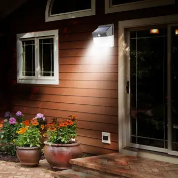 

118LED Solar Power Lamp Body Motion Sensor Outdoor Waterproof Garden Street High-light Ball Courtyard Light 4.14*3.94*2.45inch