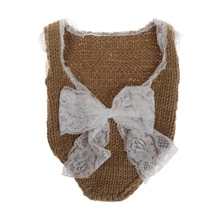 Реквизит для фотосессии новорожденных; Детские Вязаные кружевные комбинезоны; одежда принцессы; H7EB