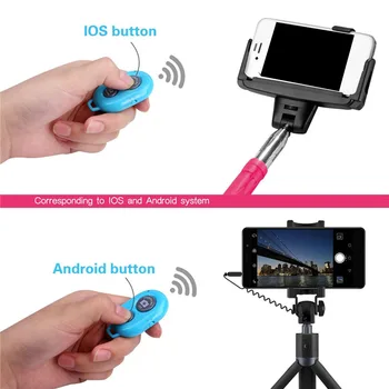 

Bluetooth Phone Self Timer Selfie Stick Shutter Button Release Smart Phone Wireless Remote Control