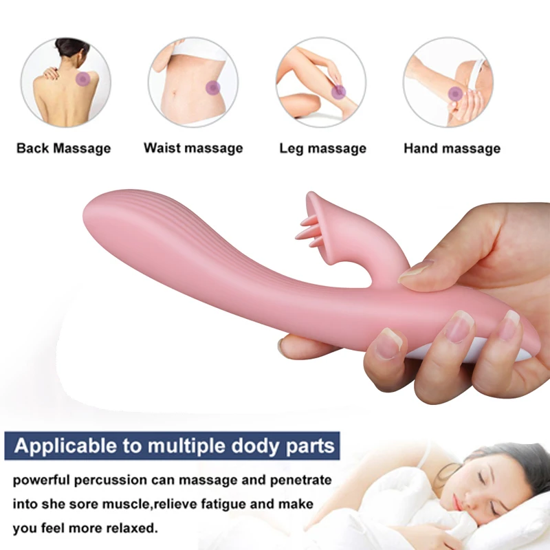 10 Speed Rabbit vibrator for women Double Motor G-Spot Vibrator USB Charging Dildo Vibe Clit Stimulator Sex Toy for Adults Women