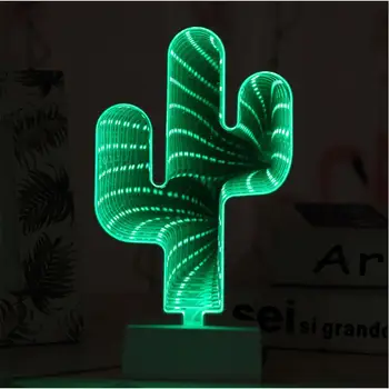 

HiMISS LED 3D Stylish Dreamlike Tunnel Neon Night Lamp for Christmas Party Home Decoration Ornament