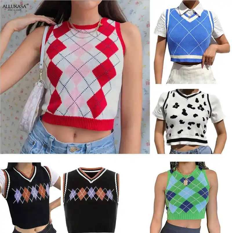 Débardeur pull sans manche femme Clearance