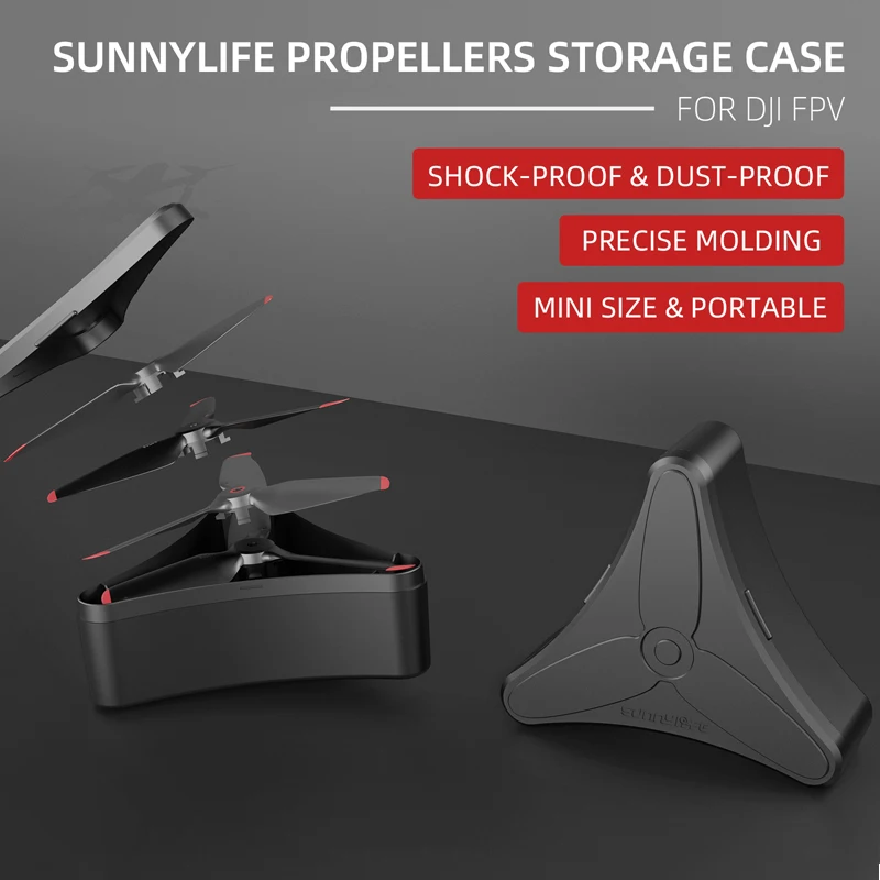 Plastic Propeller Storage Box Propeller Blade Anti-fall Protection Box For DJI FPV 5328S Aircraft Accessories