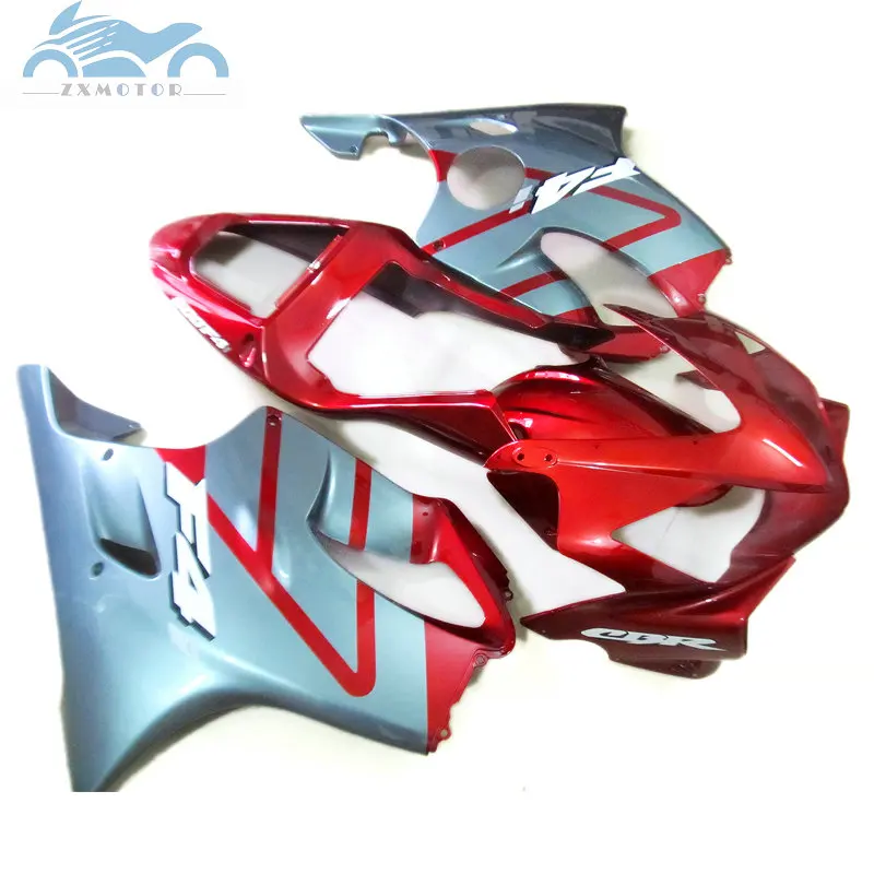 7 подарки литья под давлением обтекатель комплект Подходит для Honda CBR 600F4i 2001 2002 2003 CBR600F4i 01 02 03 Красный Серебряный обтекатель комплекты деталей HT06