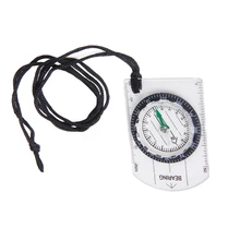 Мини карманные весы Baseplate карта компас линейка ремень Открытый скалолазание Пешие прогулки