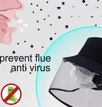 

Anti Infection Cap Anti-Droplets Portable Virus Protective Hat Eye Protection hat Multi-function Anti-saliva Face Cover Cap