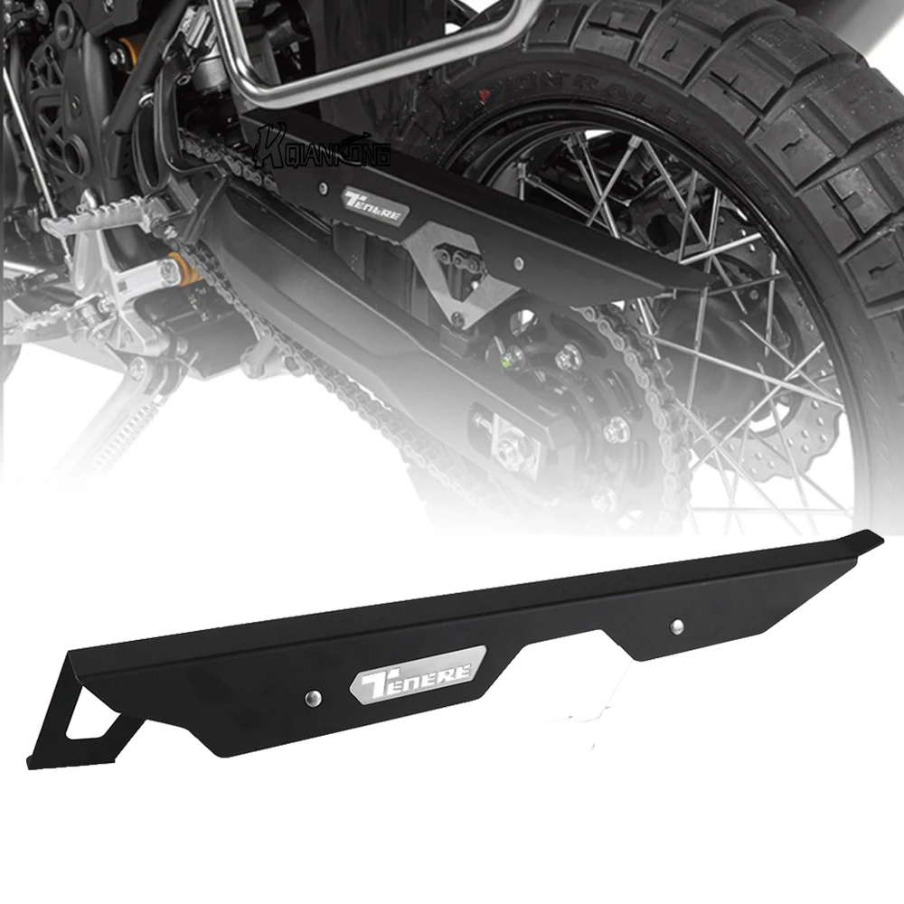 

Motorcycle Tenere700 T7 Rally Chain Guard Belt Guard Cover Protector ALUMINIUM For Yamaha Tenere 700 2019 2020 2021 with logo