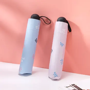 

Anti Uv Umbrella Women Waterproof Pocket Sun Umbrella Small Foldable Compact Parasol Regenschirm Lightweight Umbrella AB50UB