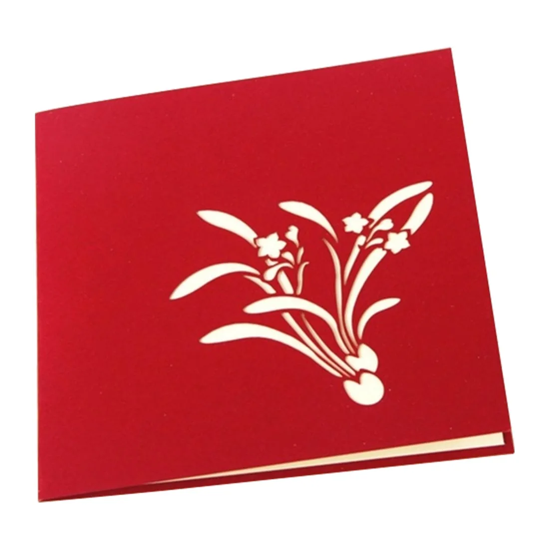 1pcs 3D Greeting Cards With Envelope Laser Cut Post Card For Birthday Christmas Valentine' Day Party Wedding Decoration