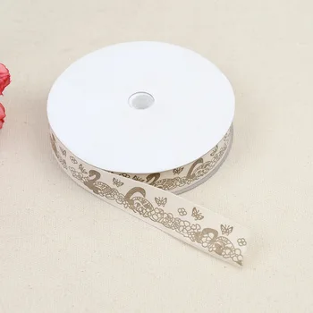 

20 yards 2 cm white Double the swan Cotton Ribbon for Hand Craft Stuff Gift Package Stuff
