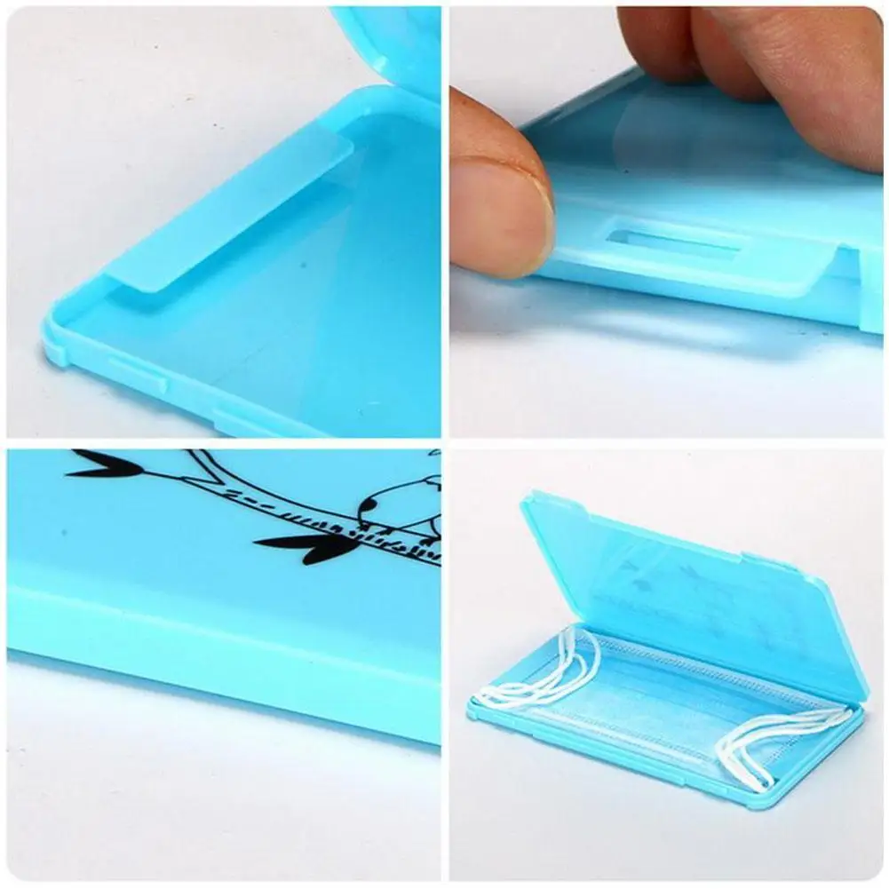 

Mask Case Storage Box For Outdoor Portable Dustproof Mask Bill Box Storage Band-aid Moisture-proof Temporary C5D6