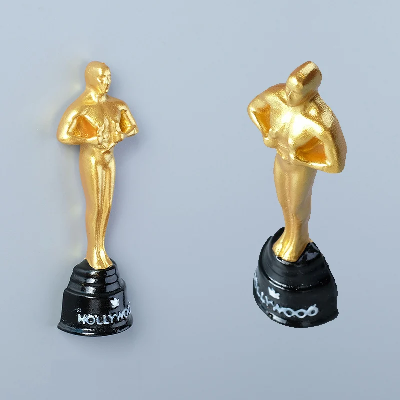 Magnetic refrigerator magnets American Oscar statuette model magnets tourist souvenirs Personalized creative decoration gifts