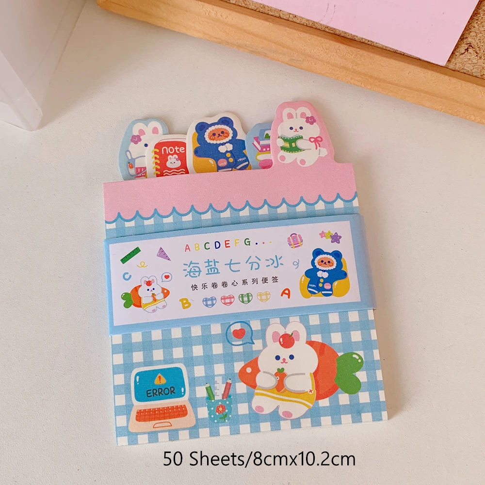 New Arrival 50 Sheets Pocket Kawaii Bear Memo Pads Note Paper To