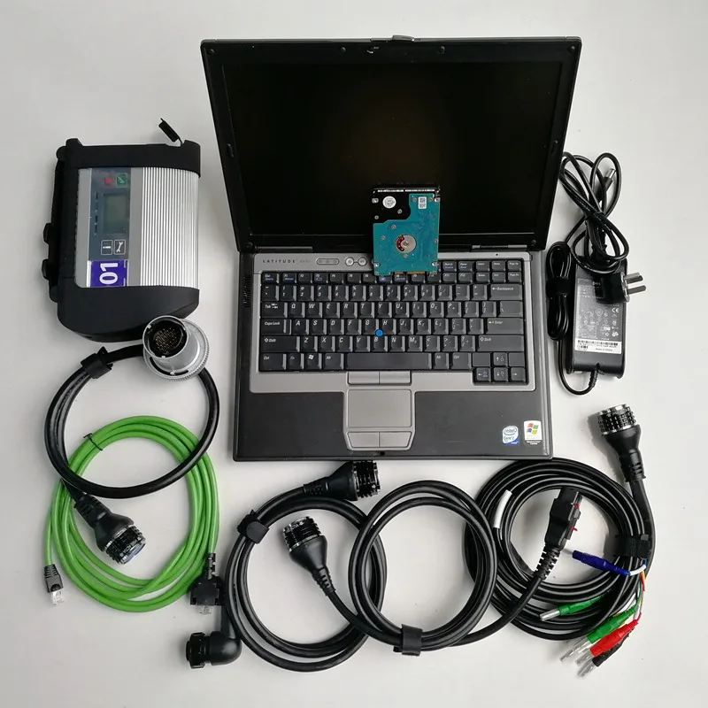 C4 with D630 and HDD MB Star C4 SD C4 compact 4 V12. программное обеспечение в 320 Гб HDD D630 4G используется ноутбук для mercedes сканер Авто Ремонт диагностический инструмент - Цвет: C4 with D630 and HDD