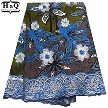 Красивое нигерийское гипюровое восковое кружево, Анкара, хлопковый воск, 6 ярдов/шт, Африканское вышитое кружево высокого качества, вечерние кружевные платья