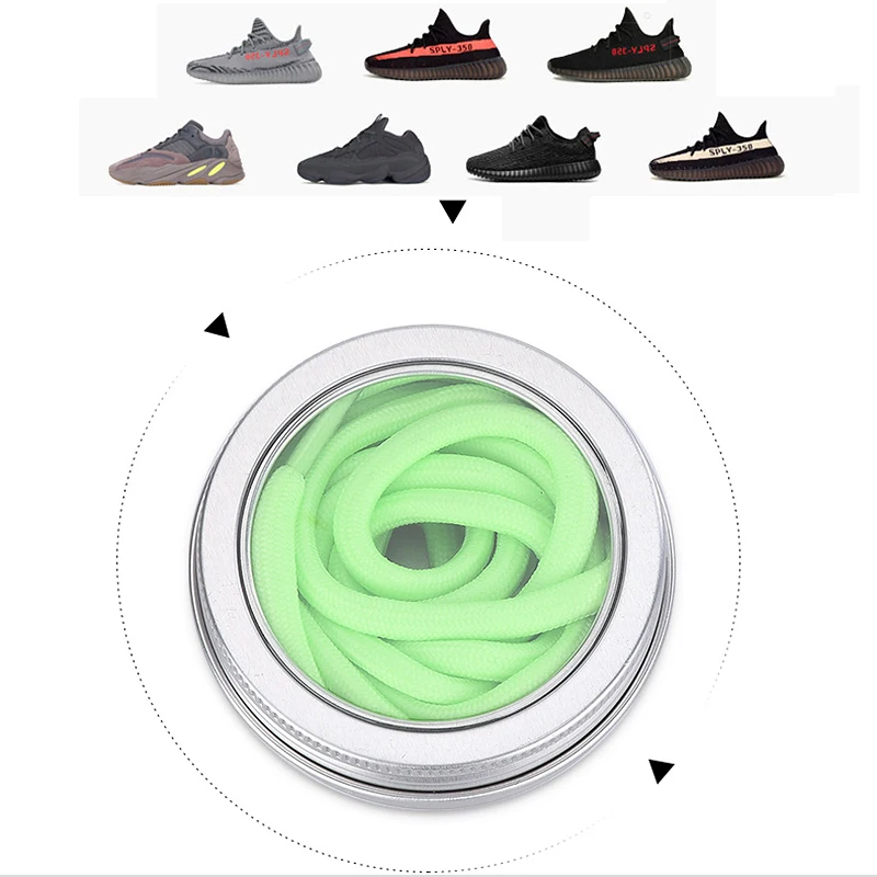 Круглые шнурки для ботинок Cordones Redondos Chaussures Lacets Sznurowadla Lacet Chaussure Lacet светится в темноте защитная обувь светоотражающая