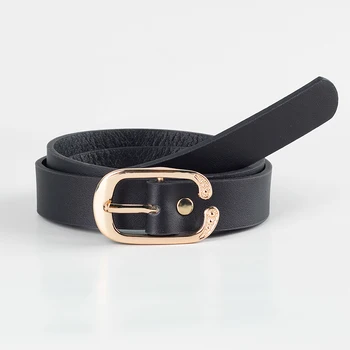 

Gold Buckle Wide Waist Belts for Women PU Leather Ladies Dress Jeans Belt Strap White Brown Black Female Belt