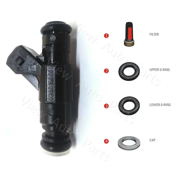 100 детали для VW Jetta Golf Beetle 1 8 Bosch 0280156061 уплотнение топливной форсунки|Регулирование
